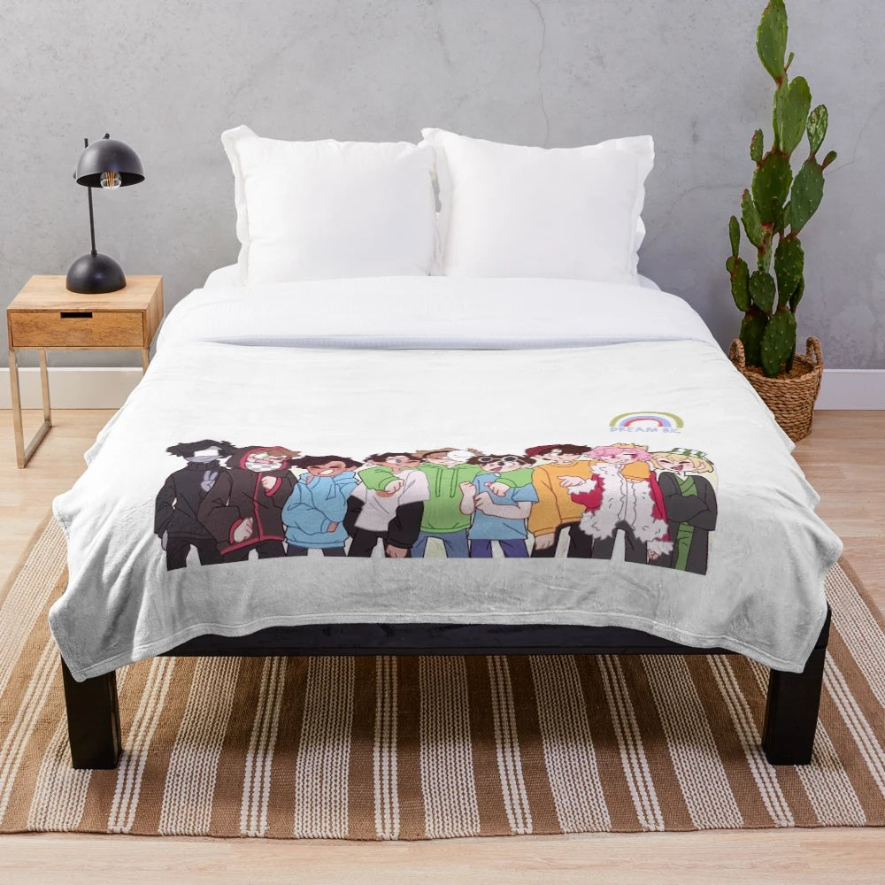 Dream SMP Team Inspired Plush Blanket