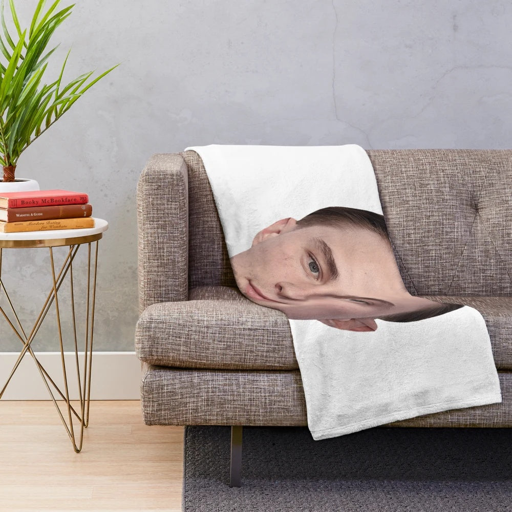 Soft and snuggly plush blanket featuring Drew Starkey's likeness