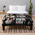 Soft and plush Dublin band-themed blanket featuring the Inhaler band logo