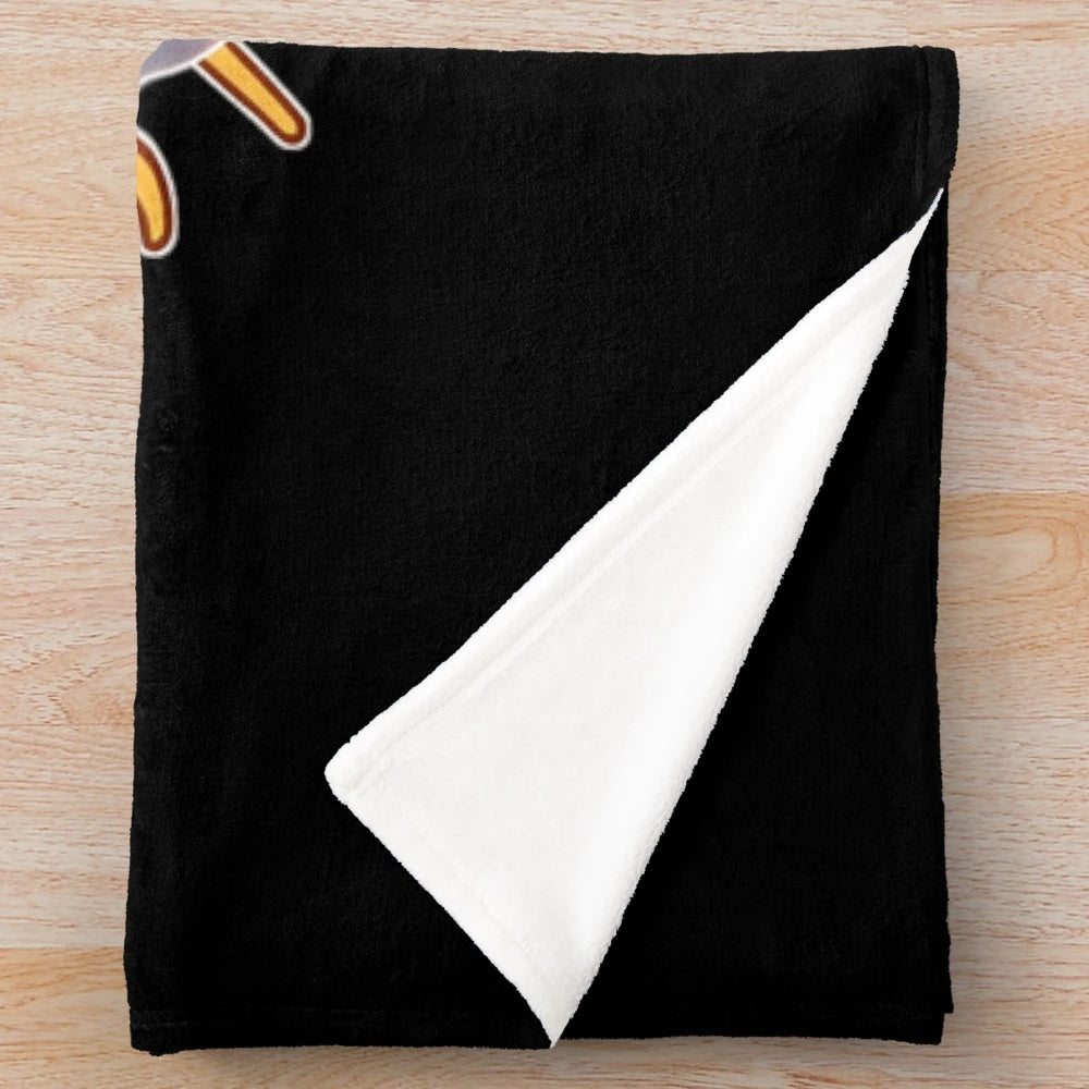 Duki-inspired plush blanket with soft, high-quality material