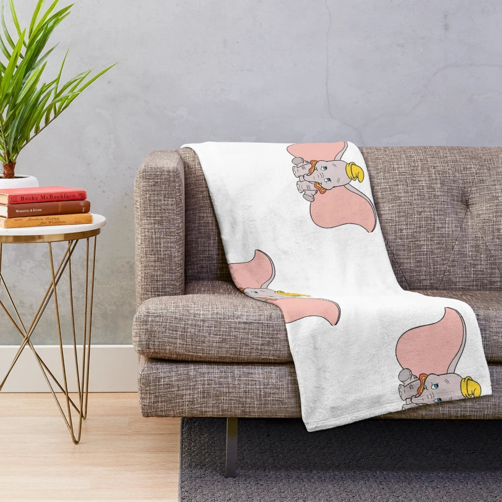 Dumbo plush blanket - soft and cuddly Disney-inspired kids throw