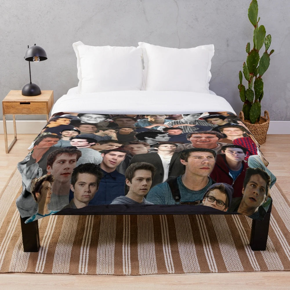 Dylan O'Brien Inspired Plush Blanket
