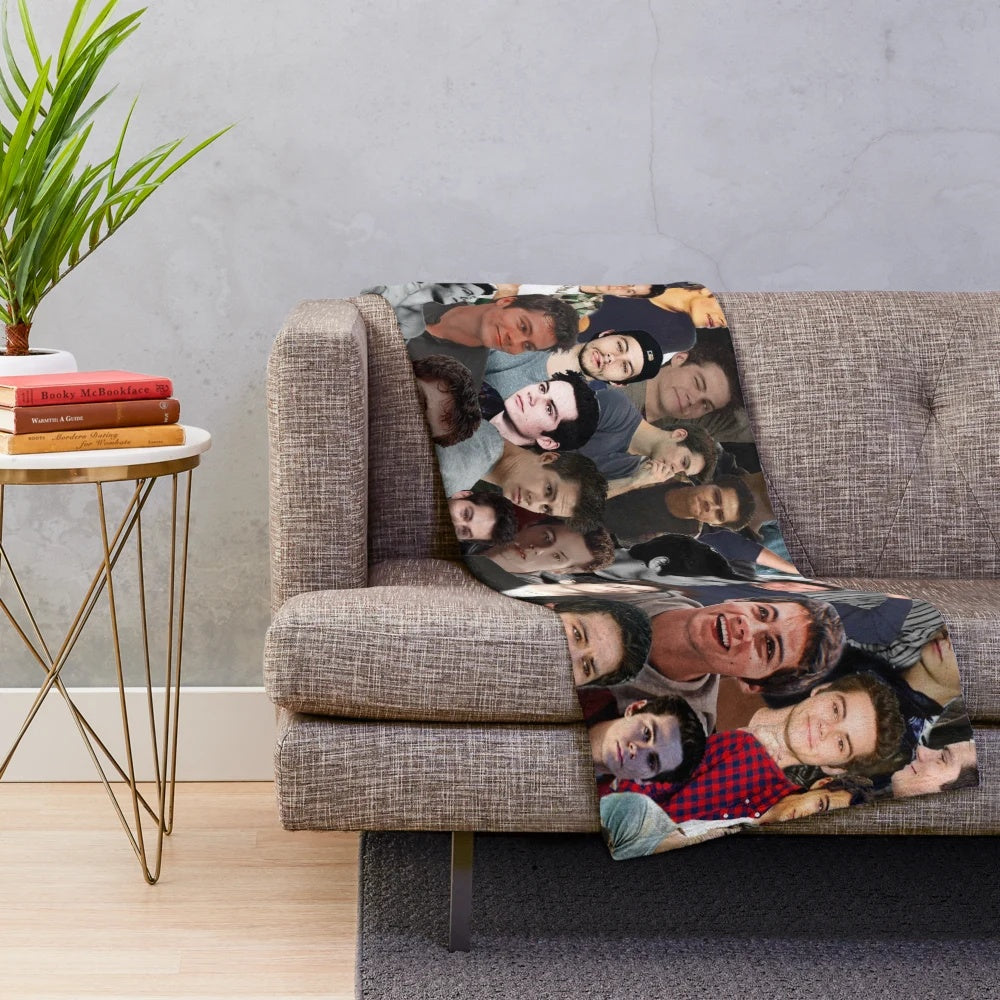 Dylan O'Brien Inspired Plush Blanket