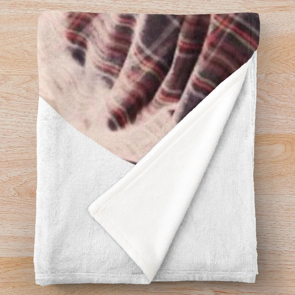 Soft, cuddly plush blanket featuring a cute image of actor Dylan O'Brien