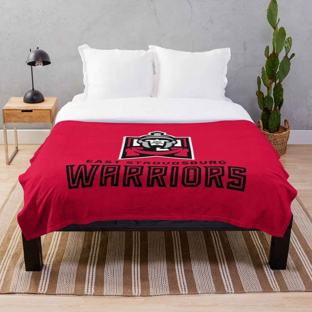 East Stroudsburg University-inspired plush blanket