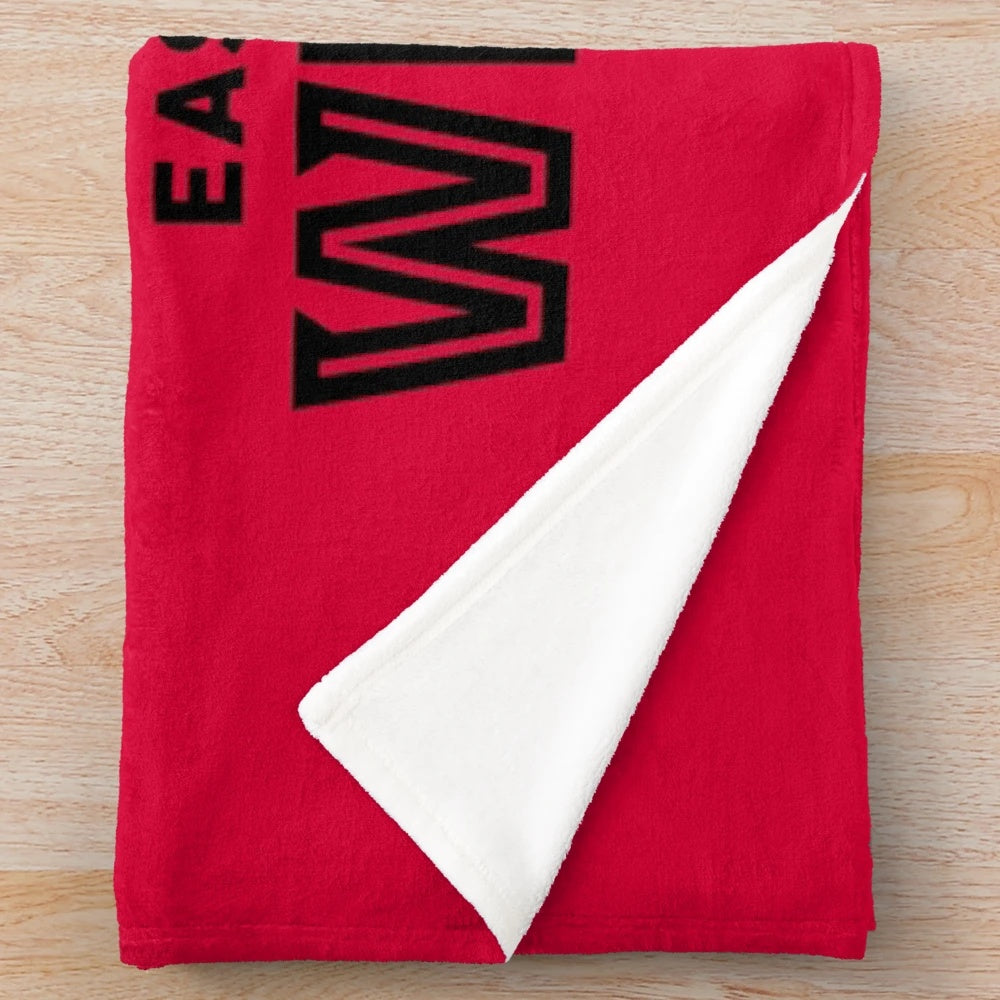 East Stroudsburg University-inspired plush blanket
