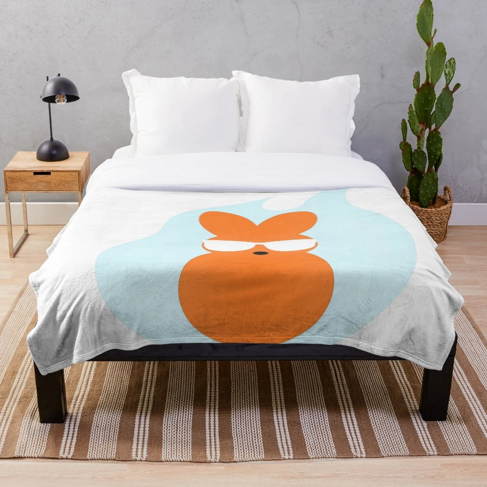 Easter Peeps Plush Blanket featuring a vibrant spring design