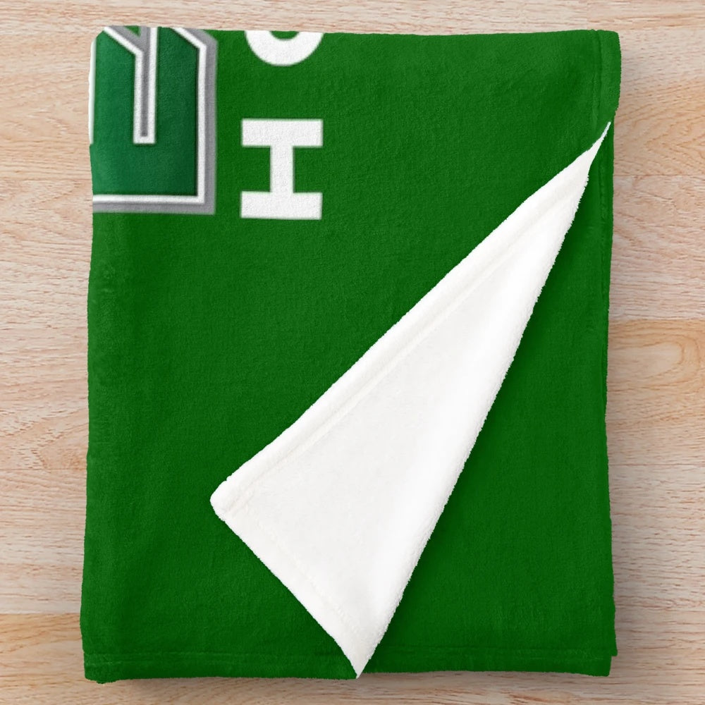 Edina Hornets Plush Blanket with School Mascot