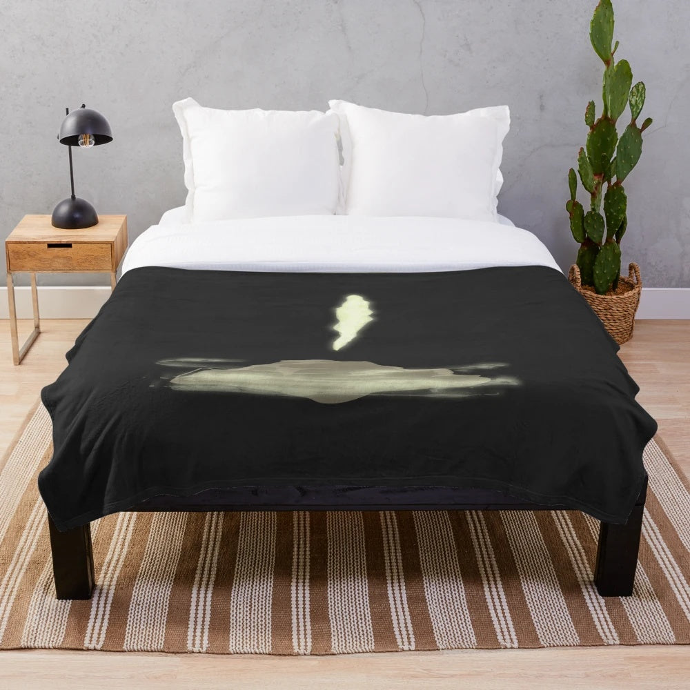 Elden Ring-themed plush blanket with "Light of Grace" design