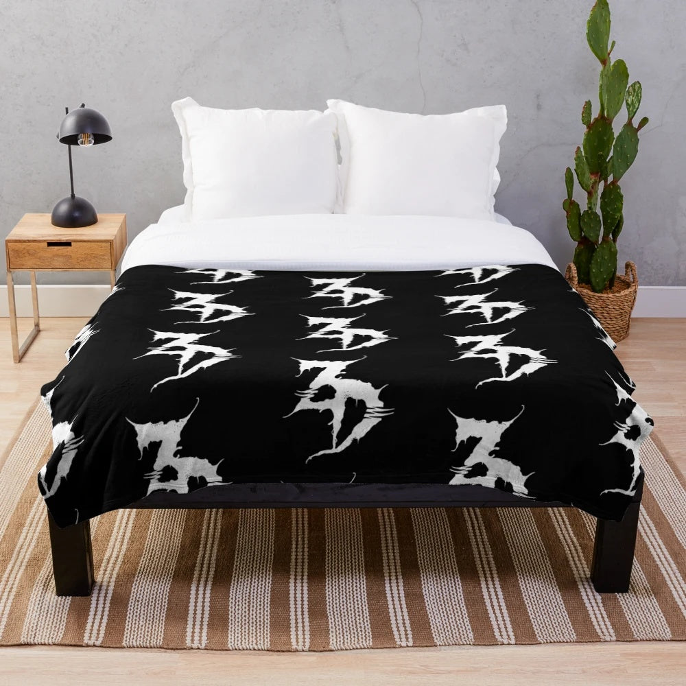 Plush blanket featuring electronic music artist Zeds Dead