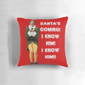 Vibrant Christmas pillow featuring Buddy the Elf character from the classic film "Elf"