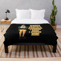A soft and cozy plush blanket featuring the beloved character Buddy the Elf from the popular Christmas movie Elf.