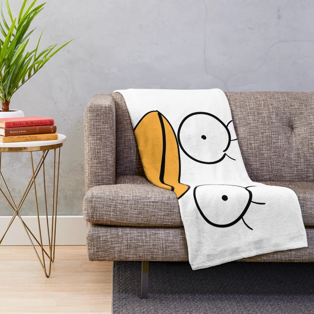 Cozy and soft plush blanket featuring the character Elizabeth from the anime Gintama