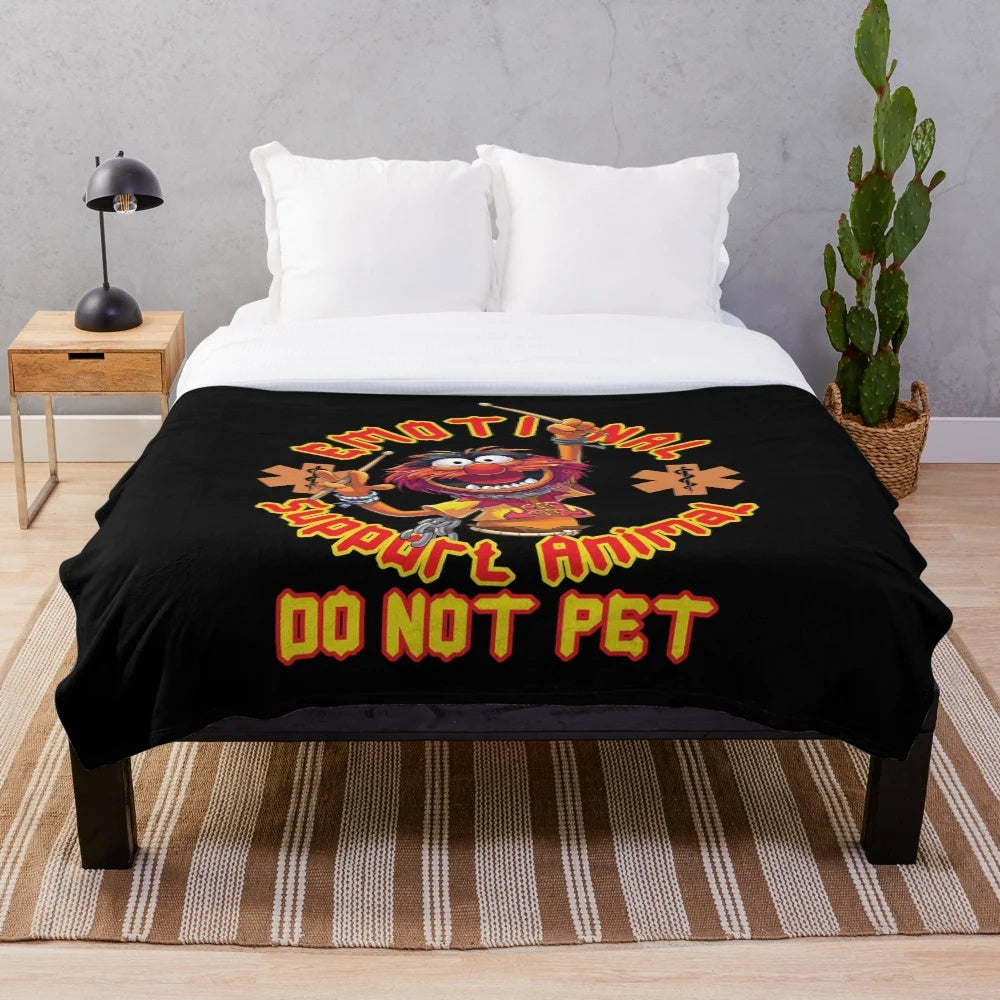 Emotional Support Animal Plush Blanket