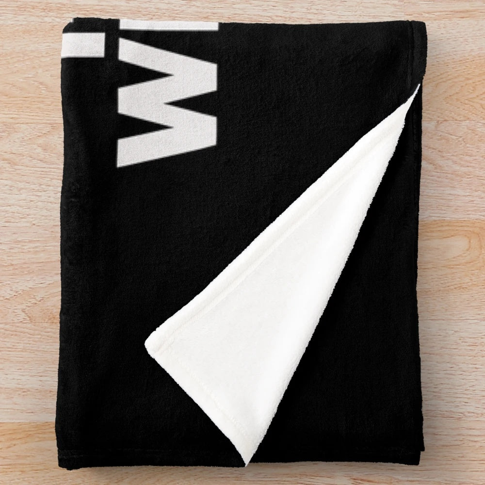 Cozy engineer plush blanket with funny math and science design