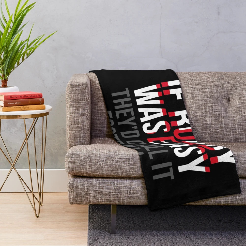 Soft and Comfortable England Rugby Plush Blanket
