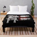Soft and cuddly plush blanket featuring an English Bullterrier design