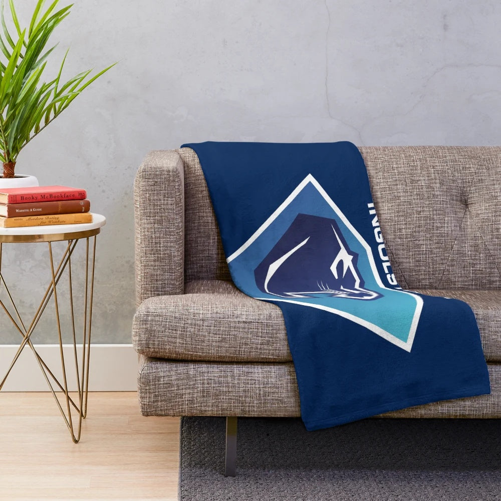 ERC Ingolstadt hockey team inspired plush blanket