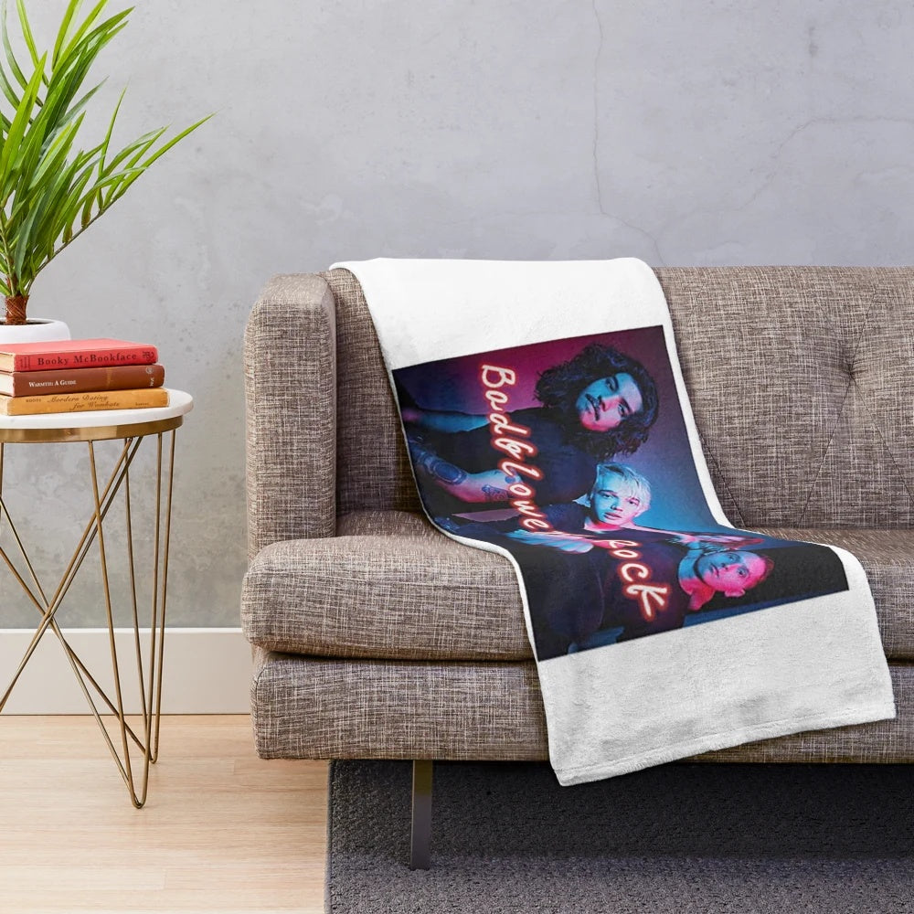 EUBCS men's Badflower inspired ultra-soft plush blanket