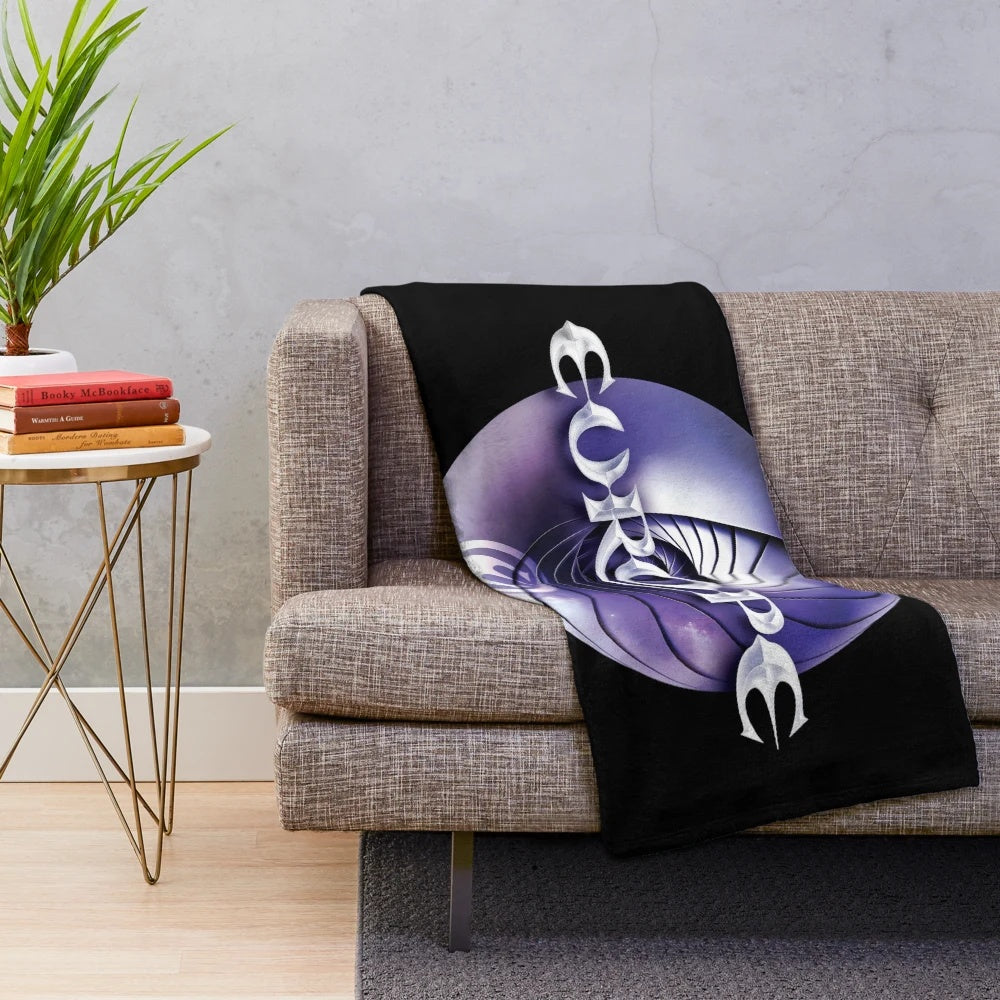 Europe band logo inspired plush blanket