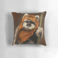 Soft and cuddly Ewok-themed pillow from the Star Wars: Endor series