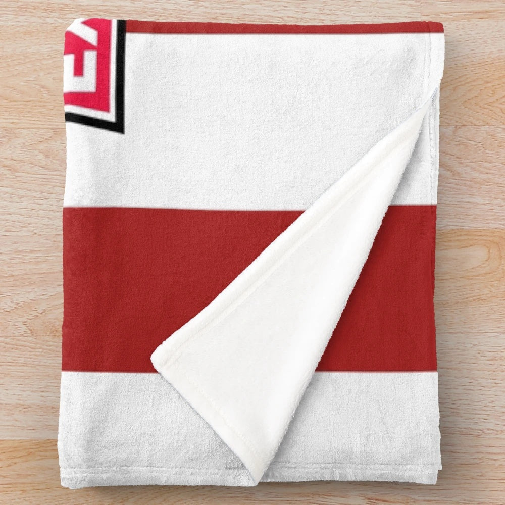 Exeter City FC Inspired Plush Blanket with Football Club Colors