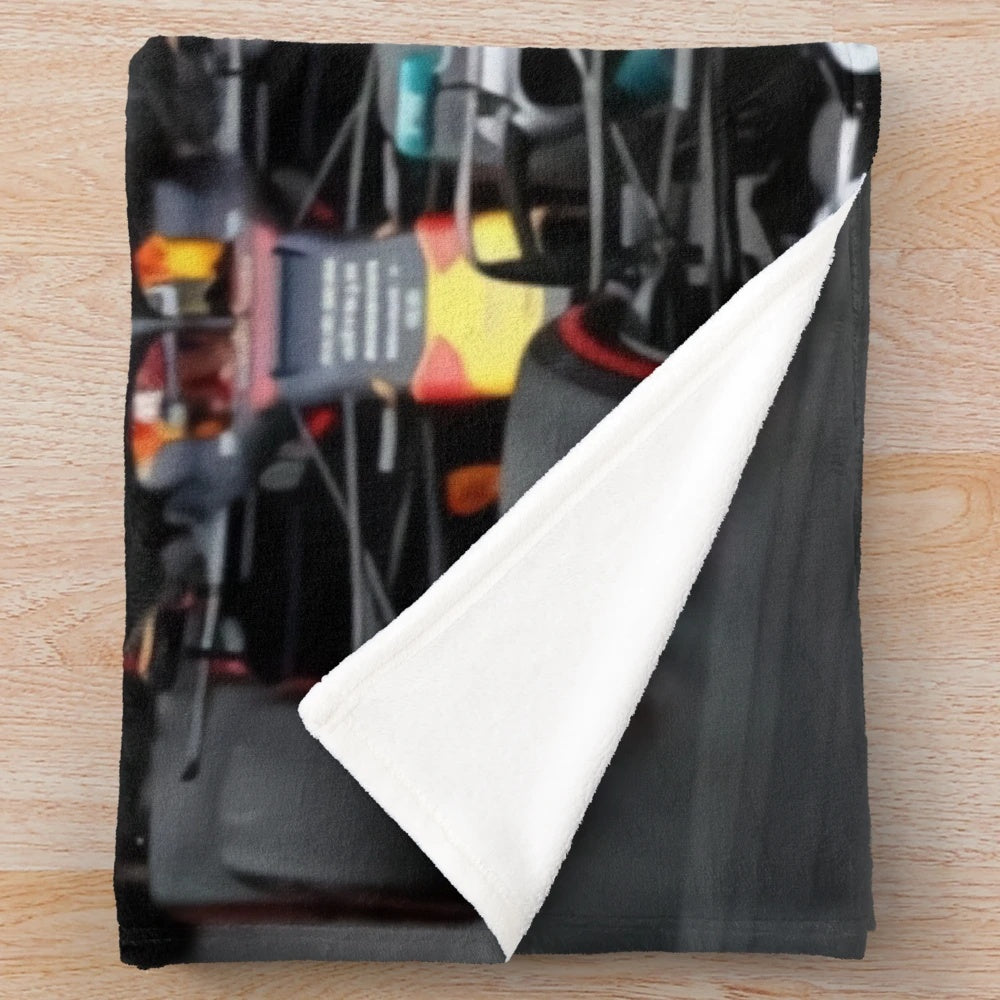 F1 Race Start Plush Blanket