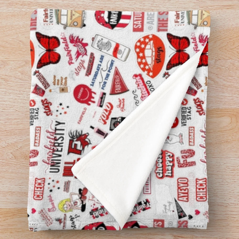 Fairfield University Plush Blanket