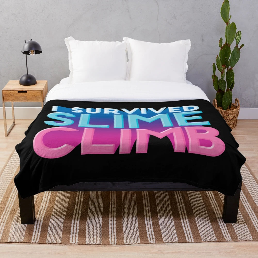 Fall guys slime climb plush blanket