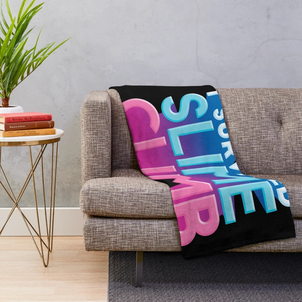Fall guys slime climb plush blanket