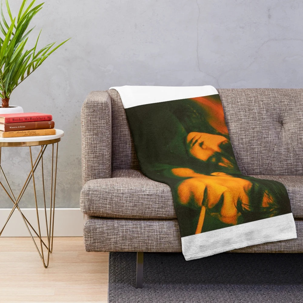Fallen Angels inspired plush blanket for movie lovers and aesthetic enthusiasts