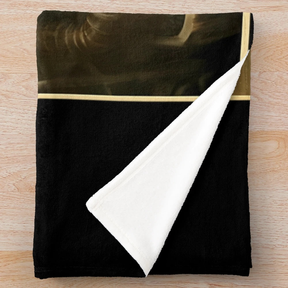 Fallout 4 inspired plush blanket with gaming graphics