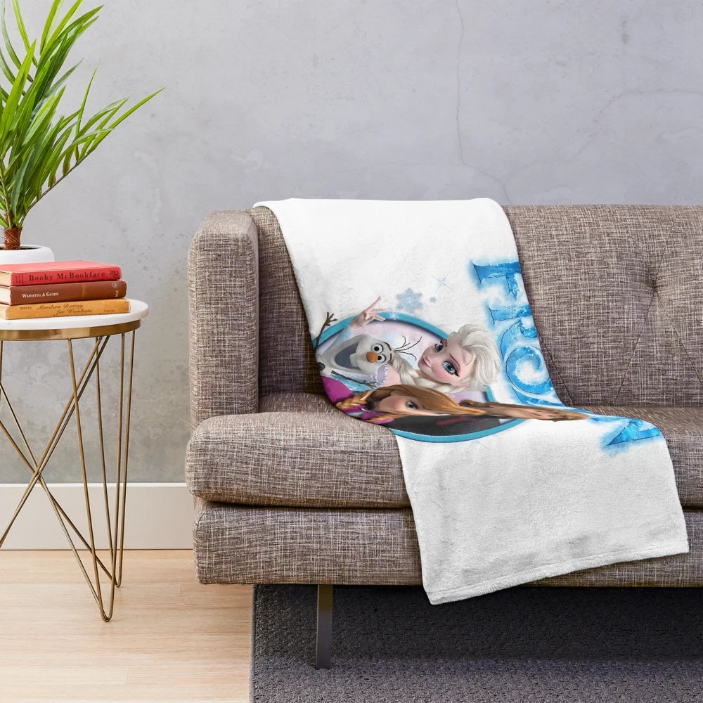 Family Humor Plush Blanket featuring Frozen characters