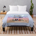 Soft, plush fantasy-inspired blanket for cozy adventures