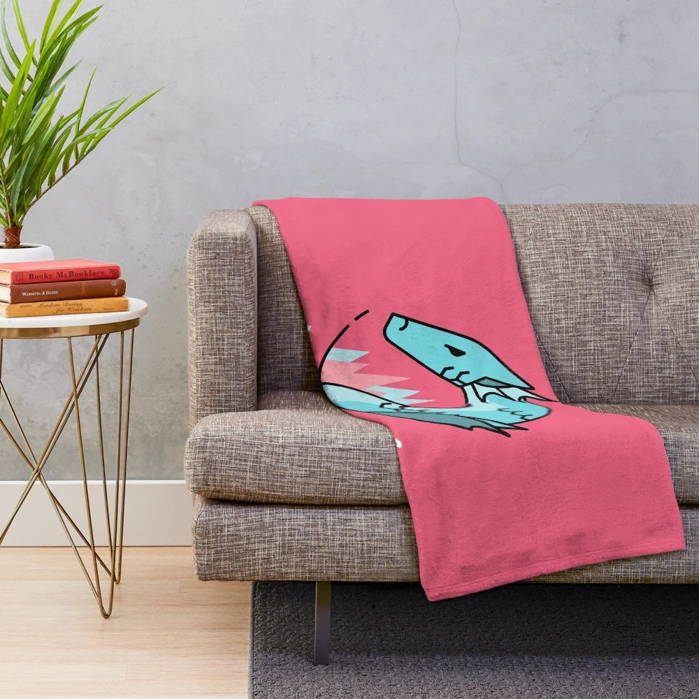 Plush blanket with fantasy and gaming design