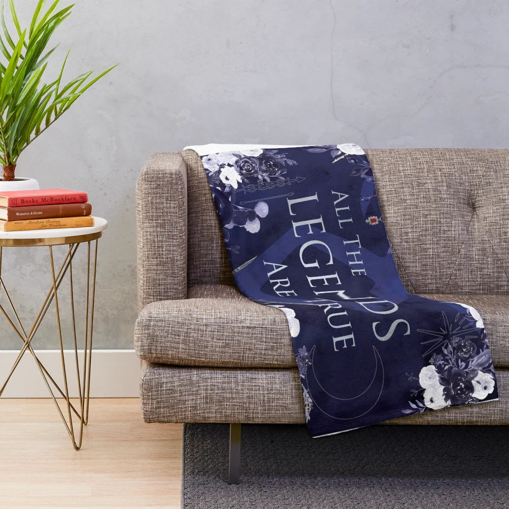 Soft and plush blanket with fantasy-inspired design