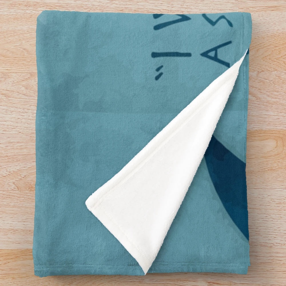 Percy Jackson inspired plush blanket featuring characters and symbols from the Greek mythology book series