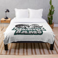 Farmingdale State Rams plush blanket with team logo