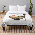 Fat and Funny Chocobo Ramen Inspired Plush Blanket