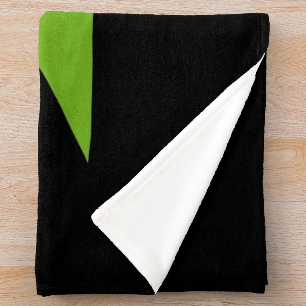 Fendt-themed plush blanket featuring the iconic Fendt tractor logo