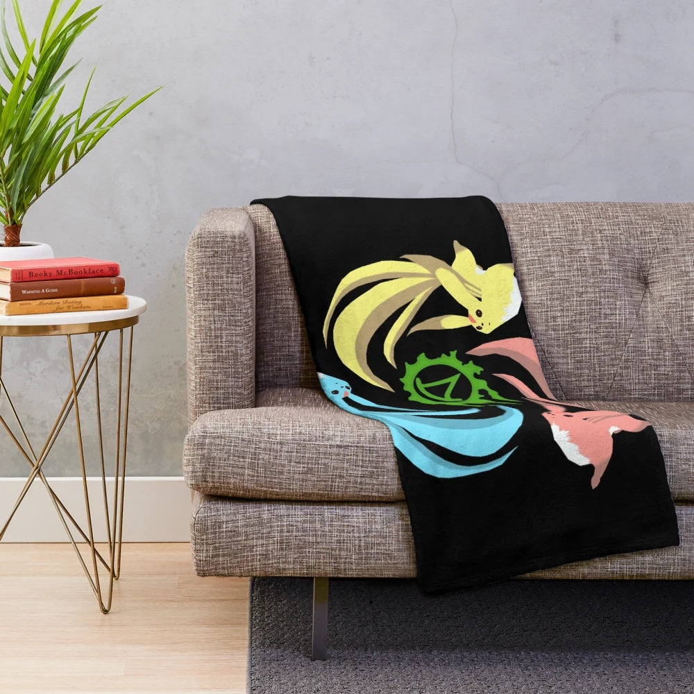 FFXIV Summoner Carbuncles Plush Blanket