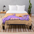 Figment plush blanket for relaxing and lounging