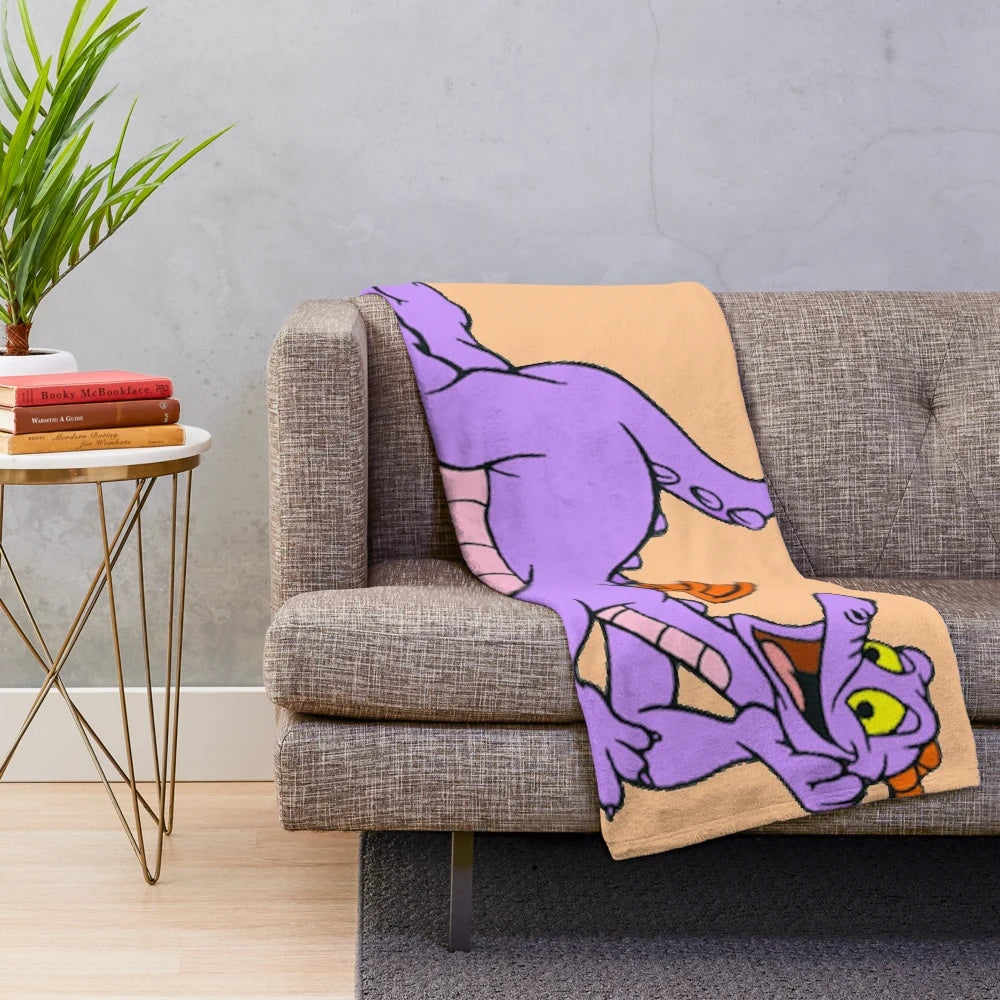 Figment plush blanket for relaxing and lounging