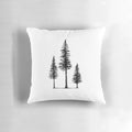 Soft, plush fir pillow with a design inspired by the serene Sierra Nevada mountains.