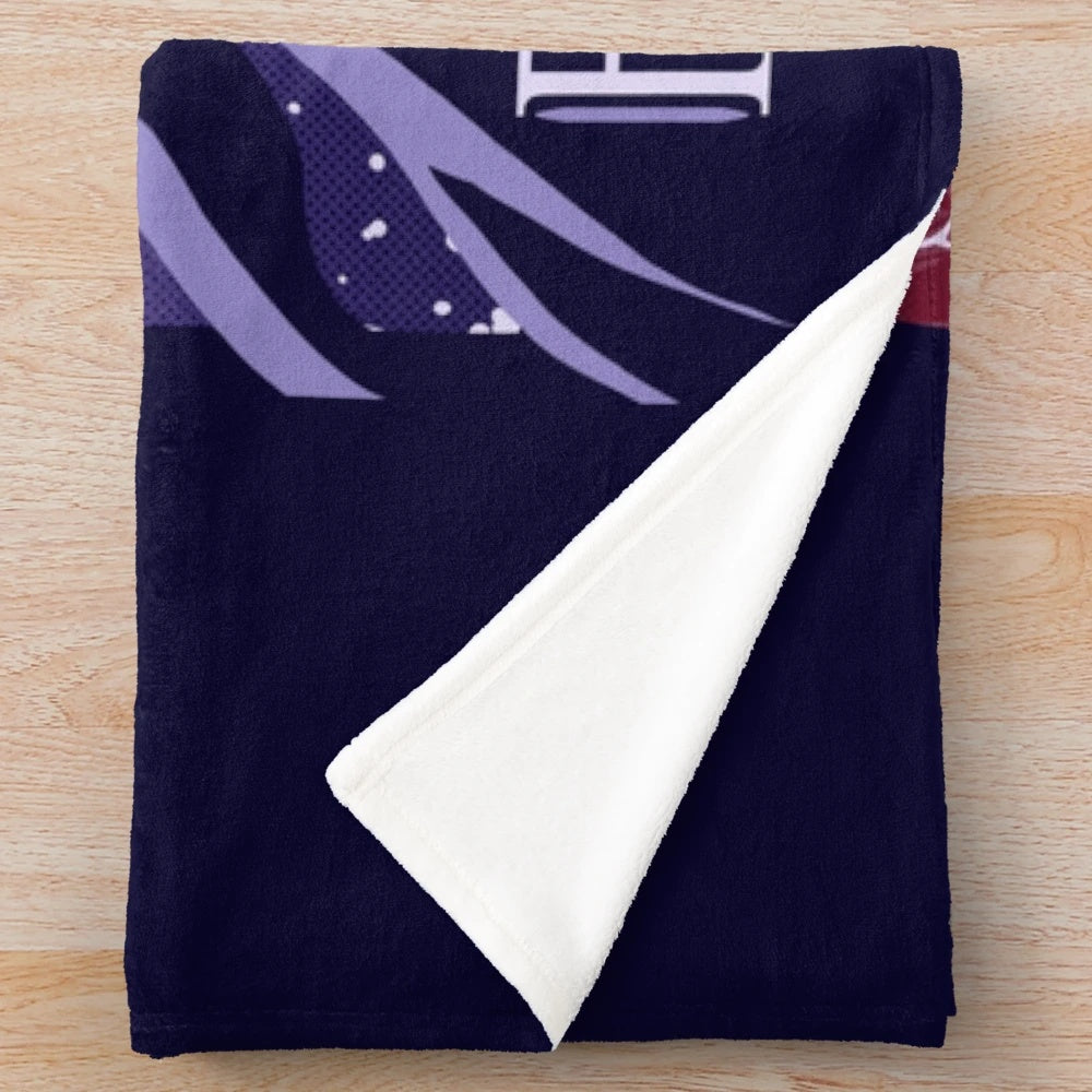 Fire Emblem Three Houses Plush Blanket featuring Byleth, Claude, Dimitri, and Edelgard