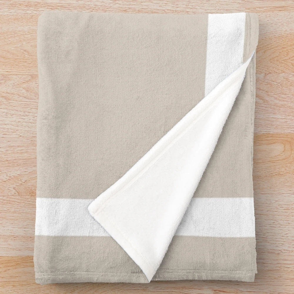 Plush blanket featuring the symbol of the White Lotus from Avatar: The Last Airbender