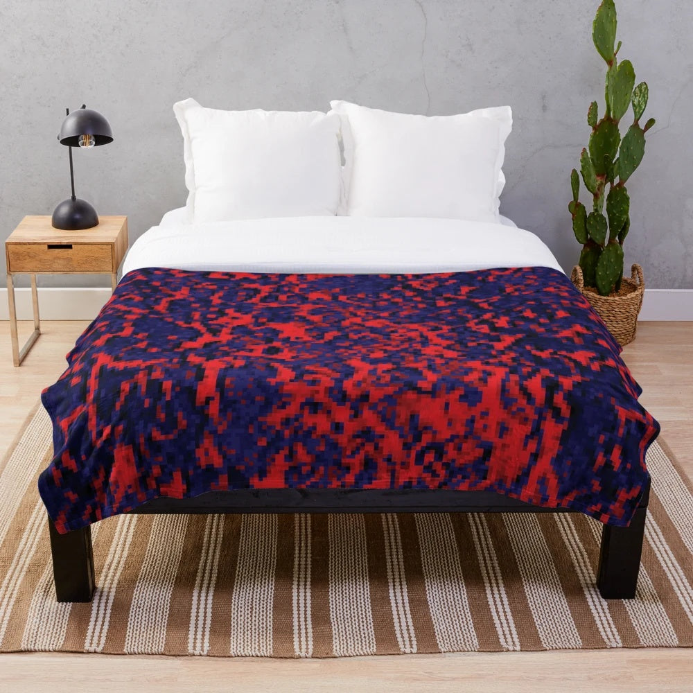 FIREBLU plush blanket with soft, cozy texture