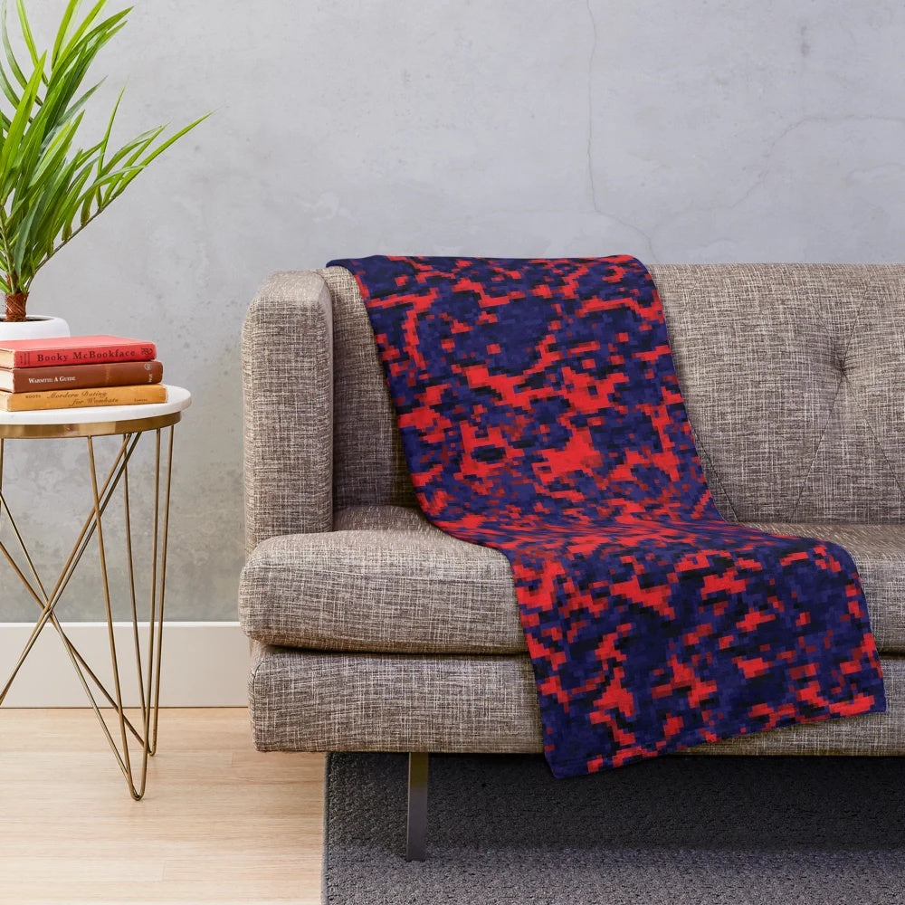 FIREBLU plush blanket with soft, cozy texture
