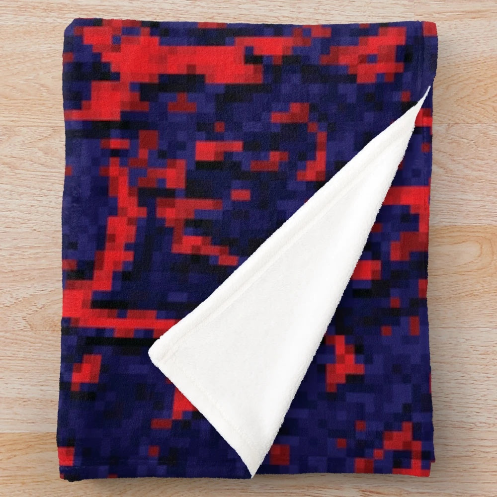 FIREBLU plush blanket with soft, cozy texture