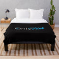 Soft and cuddly plush blanket featuring a fish design, perfect for fishing and outdoor enthusiasts